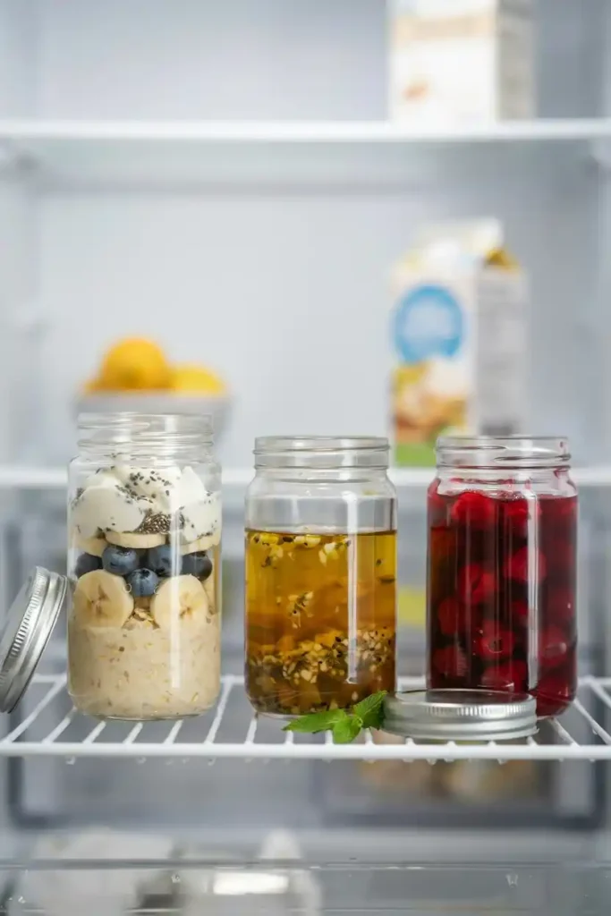 16 Upcycled Candle Jar Ideas 11 Fridge Leftover Storage Jar