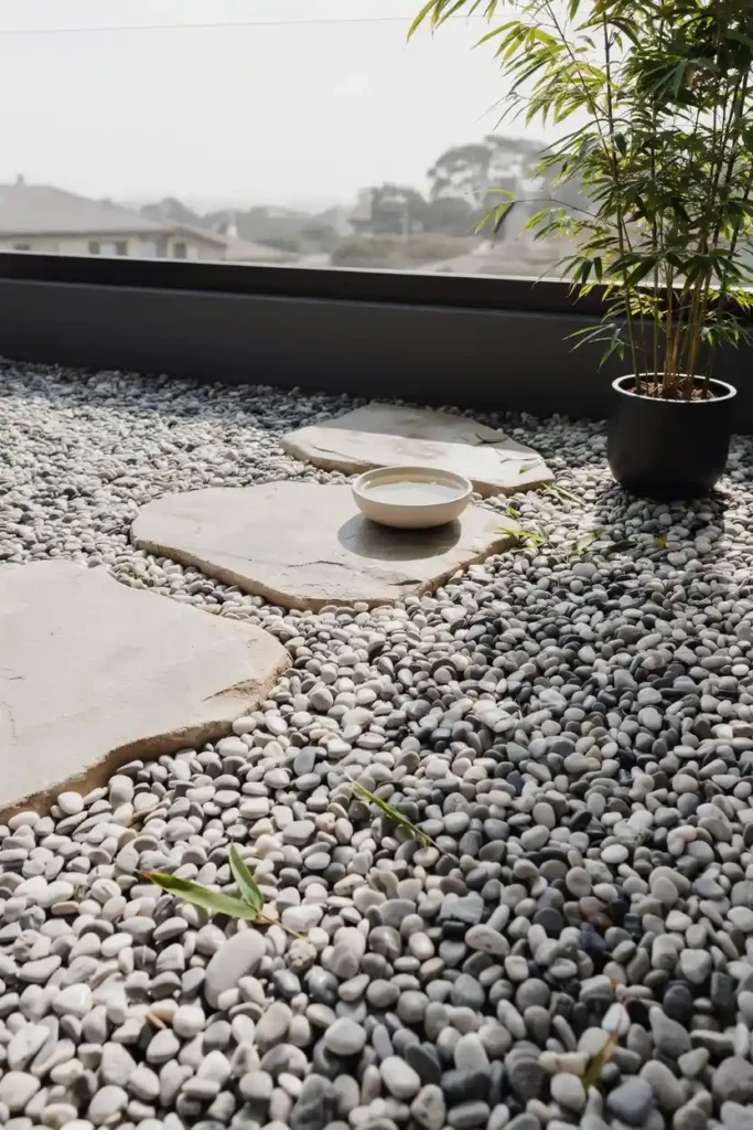 Gravel and Pebble Flooring