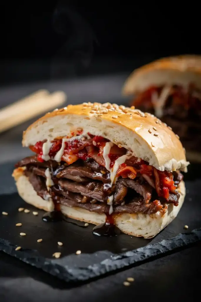 16 Creative Sandwich Recipe Ideas 13 Korean BBQ Beef Sandwich