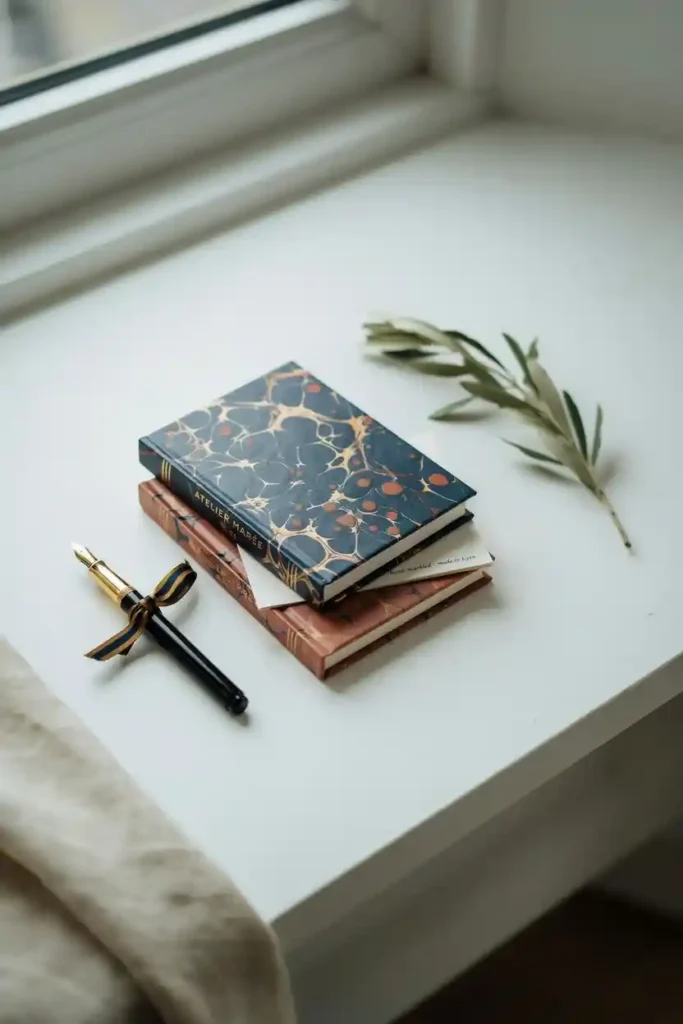 Marbled Paper Notebooks