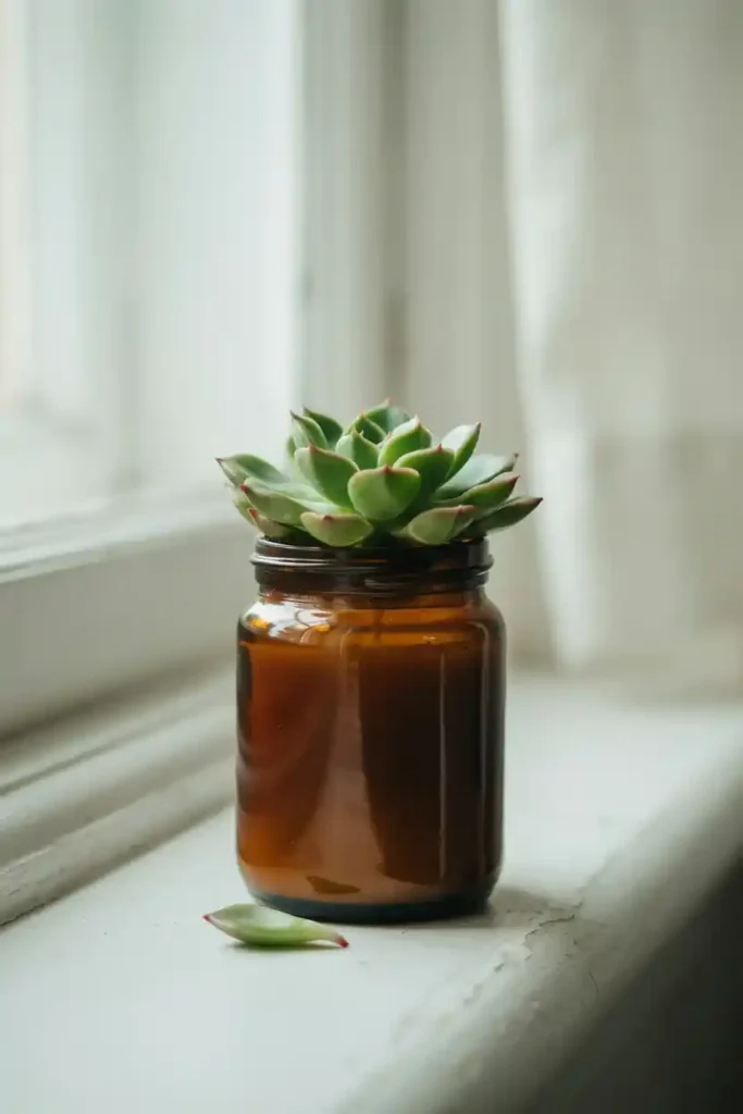 16 Upcycled Candle Jar Ideas 1 Mini Succulent Planter