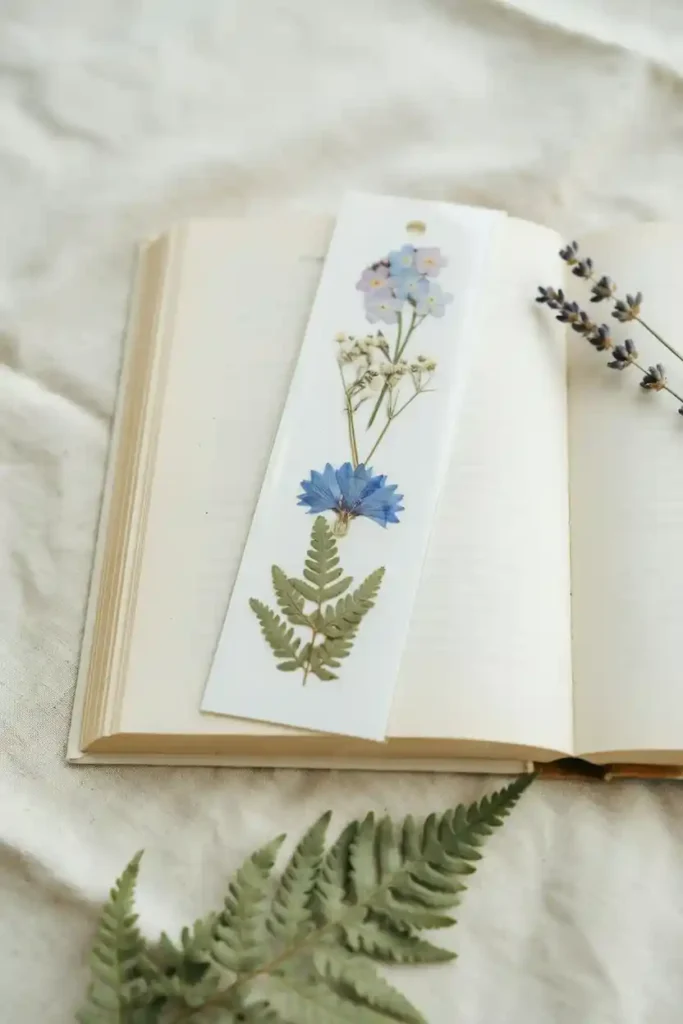 16 Handmade Gift Ideas 7 Pressed Flower Bookmark
