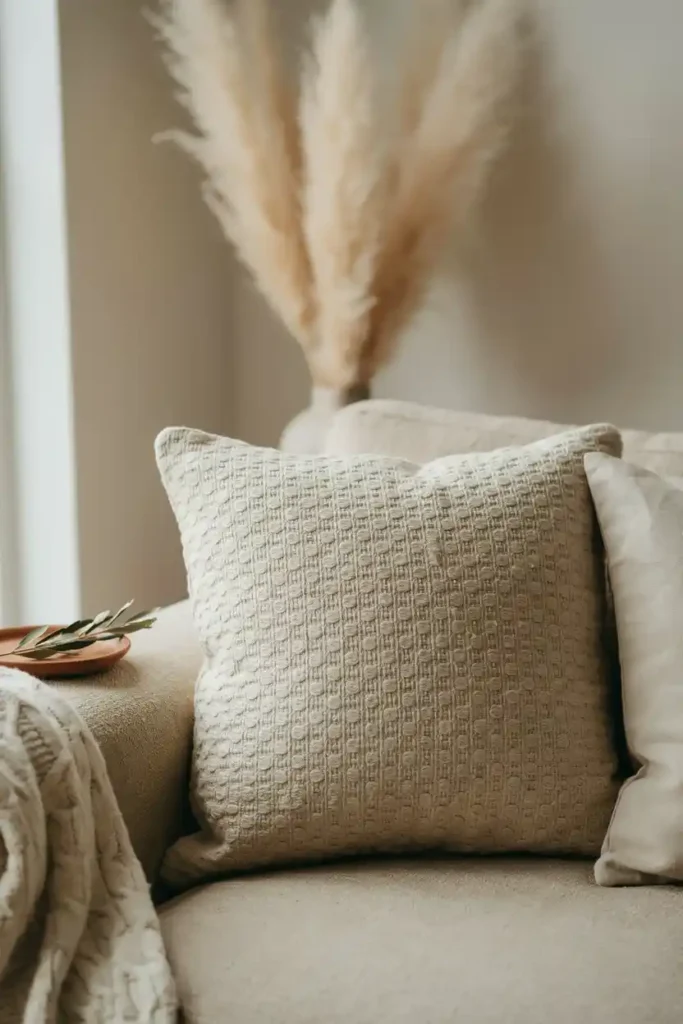Rattan-Look Textured Pillows