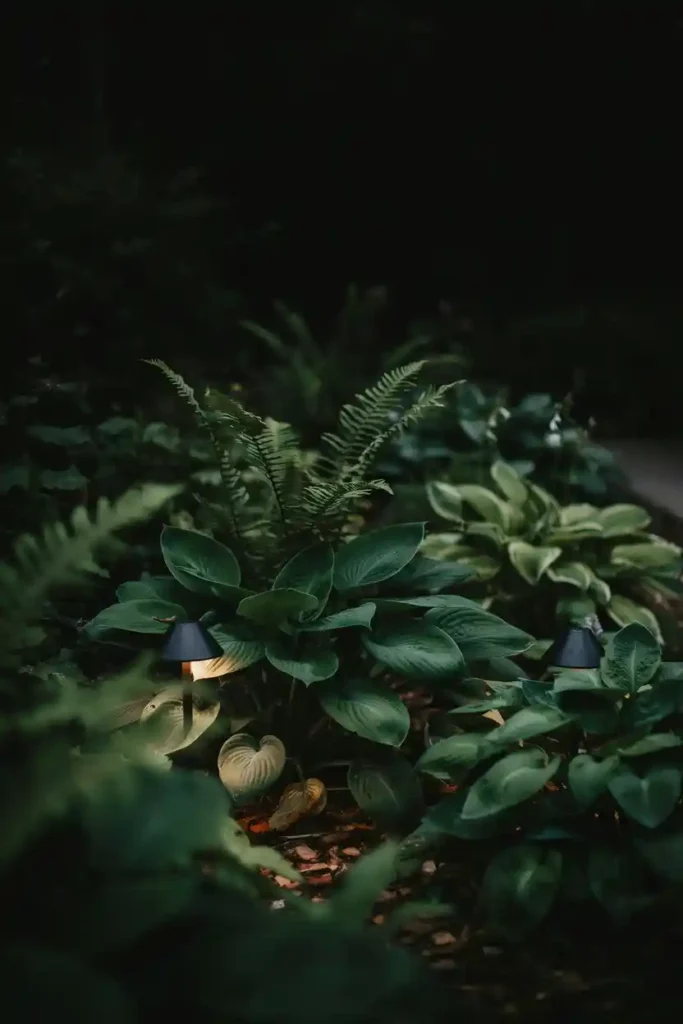 16 Minimalist Garden Lighting Ideas 16 Shielded Downlights in Planting Beds