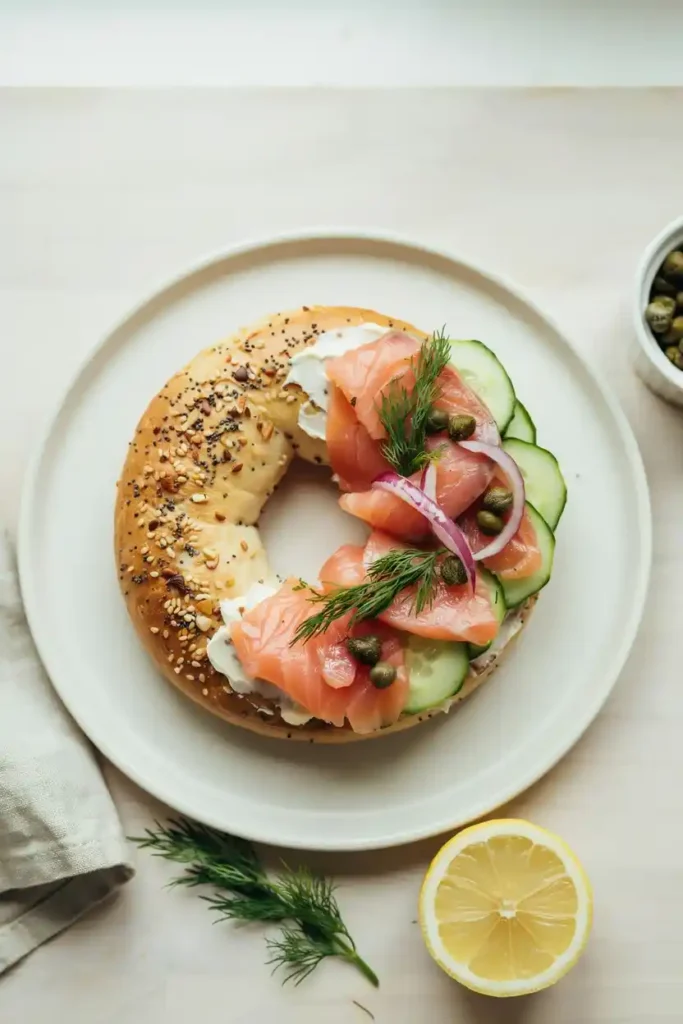 16 Creative Sandwich Recipe Ideas 4 Smoked Salmon Bagel Sandwich