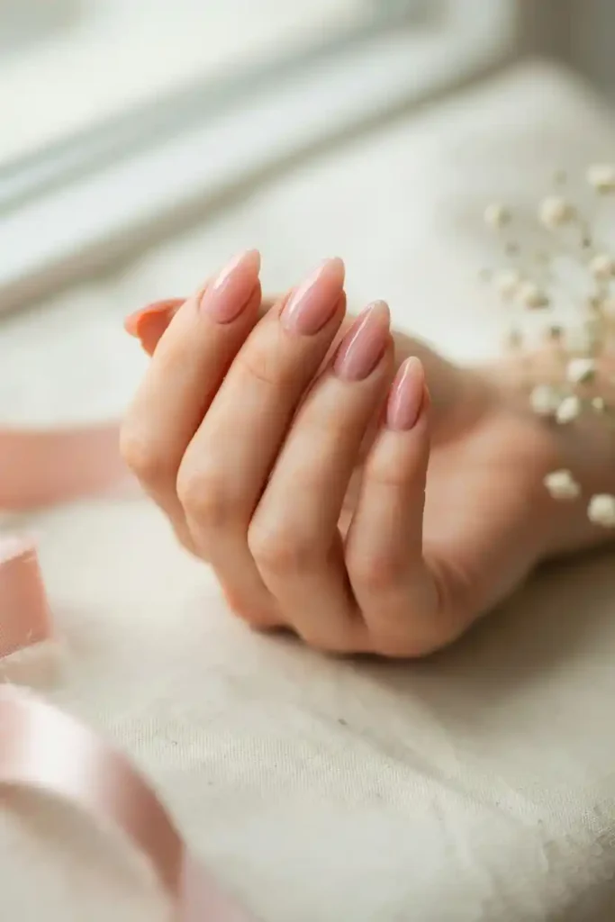 16 Top Trendy Long Nail Designs 14 Strawberry Milk Nails