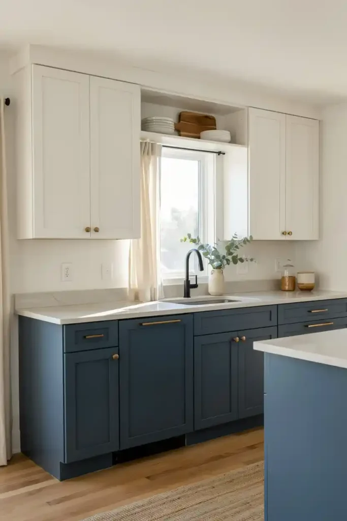 Two-Tone Cabinet Color Blocking