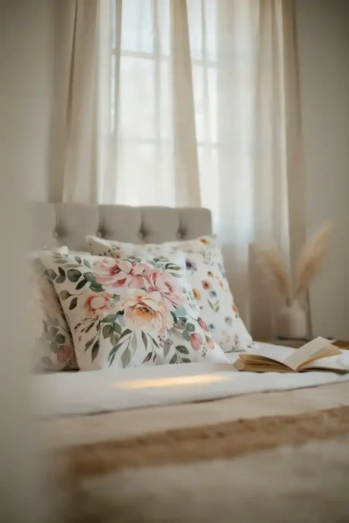 Watercolor Floral Pillows