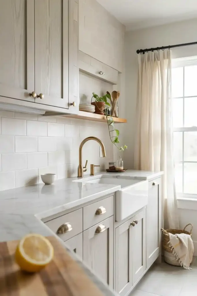 Whitewash Cabinet Wood Grain Technique